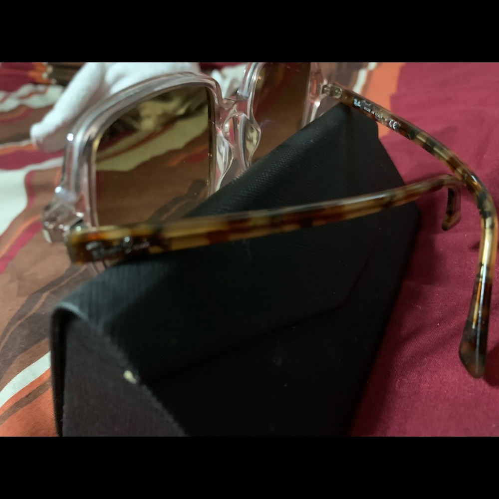 Authentic Brown Raybans Sunglasses - image 8